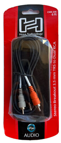 Hosa Technology - Hosa Stereo Breakout 3.5 MM TRS to Dual RCA 6 Ft ((Audio Cable))