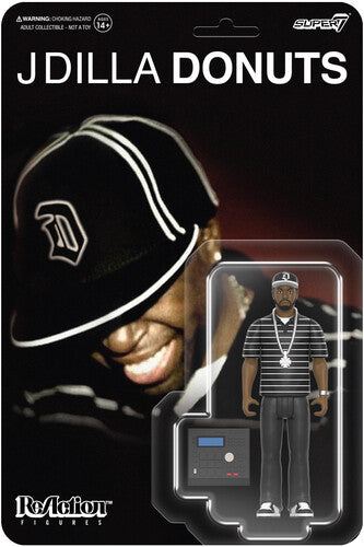 J Dilla - Super7 - J Dilla - ReAction Figures Wv1 - J Dilla (Donuts - Smile Album Cover) (Collectible, Action Figure) ((Action Figure))
