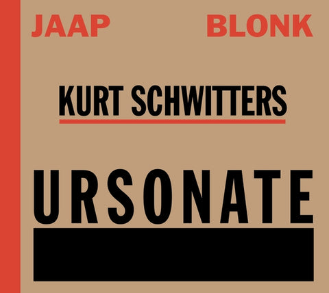 Jaap Blonk - Ursonate ((CD))