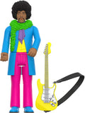 Jimi Hendrix - Super7 - Jimi Hendrix ReAction - Jimi Hendrix (Blacklight) [Are You Experienced] (Collectible, Figure, Action Figure) ((Action Figure))