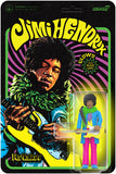 Jimi Hendrix - Super7 - Jimi Hendrix ReAction - Jimi Hendrix (Blacklight) [Are You Experienced] (Collectible, Figure, Action Figure) ((Action Figure))