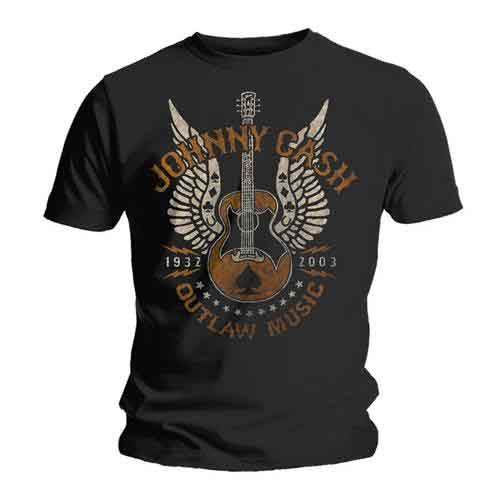 Johnny Cash - Outlaw ((T-Shirt)) Black