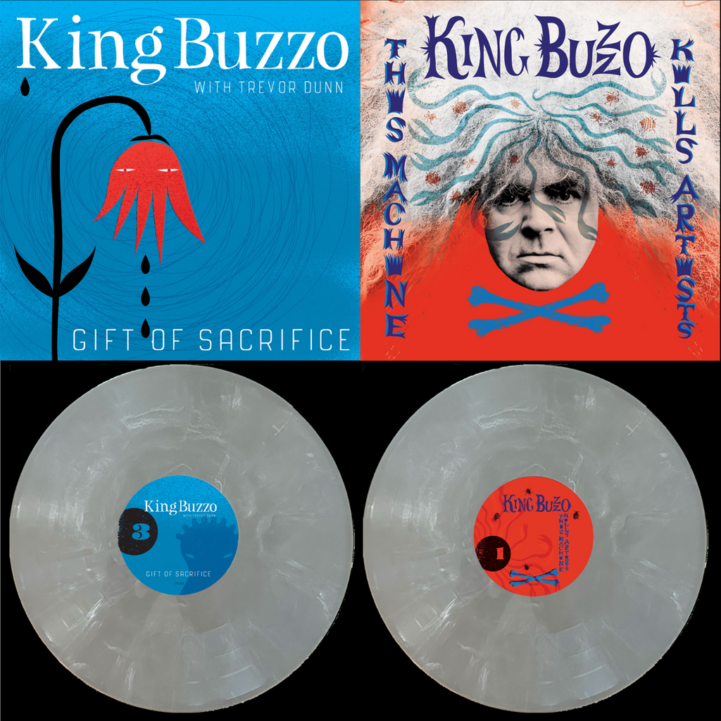 King Buzzo - This Machine Kills Artists + Gift Of Sacrifice (Indie Exclusive, Silver Streak Colored Vinyl) ((Vinyl))
