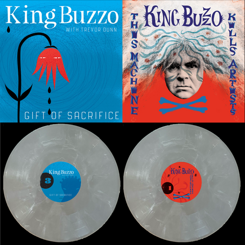 King Buzzo - This Machine Kills Artists + Gift Of Sacrifice (Indie Exclusive, Silver Streak Colored Vinyl) ((Vinyl))