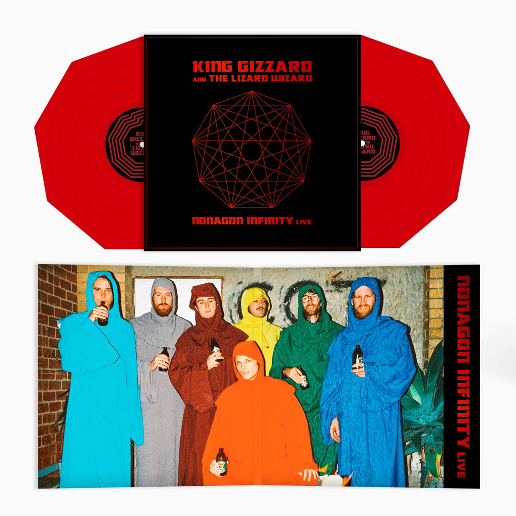 King Gizzard and the Lizard Wizard - Nonagon Infinity Live (Indie Exclusive, Red Colored Vinyl, Limited Edition) (2 Lp's) ((Vinyl))