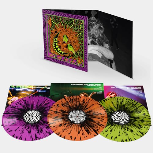 King Gizzard & The Lizard Wizard - King Gizzard - Live In Miami '24 (Triple Gatefold - Splatter Vinyl) (3Lp) ((Vinyl))