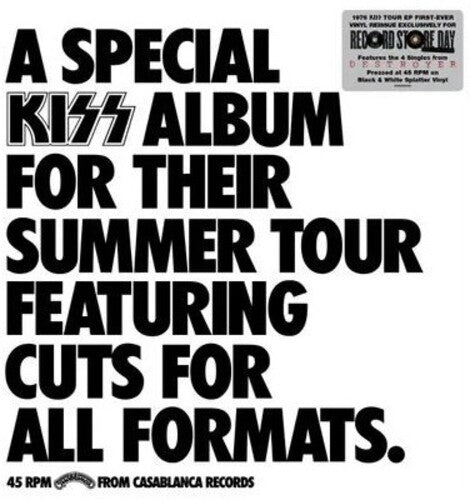 Kiss - A Special KISS Tour Album (RSD Exclusive, Extended Play, 45 RPM, Black & White Splatter Colored Vinyl) ((Vinyl))