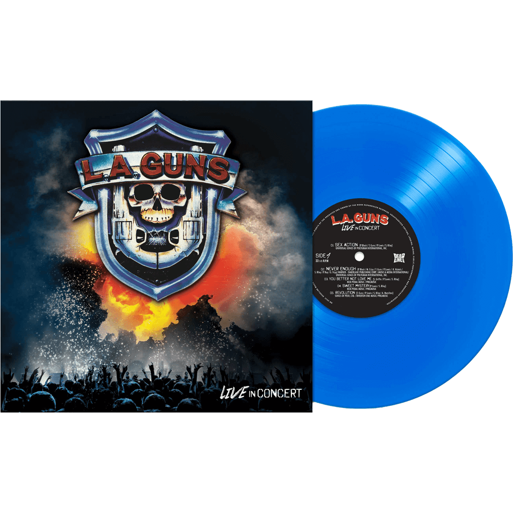 L.A. Guns - Live In Concert (Colored Vinyl, Blue, Limited Edition) ((Vinyl))
