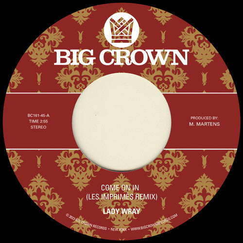 Lady Wray - Come On In (Les Imprimes Remix) / Under The Sun (Surprise Chef Remix) (7" Vinyl) ((Vinyl))
