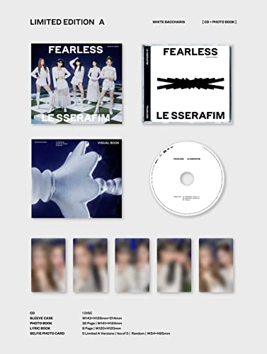 LE SSERAFIM - FEARLESS [Limited Edition A] [CD + Photobook] ((CD))