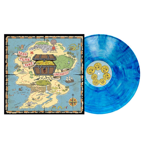 LESS THAN JAKE - Uncharted (Sapphire Marble Colored Vinyl) ((Vinyl))