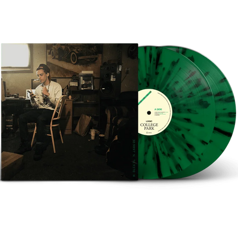 Logic - College Park (Limited Edition, "Varsity" Green & Black Splatter, Artist Signed) (2 Lp's) ((Vinyl))
