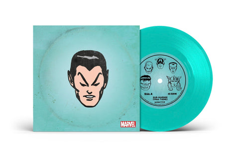 Marvel Chorus - Sub-Mariner (1966 Theme) / Merry Marvel Marching Society [Translucent Sea Foam 7" Single] ((Vinyl))