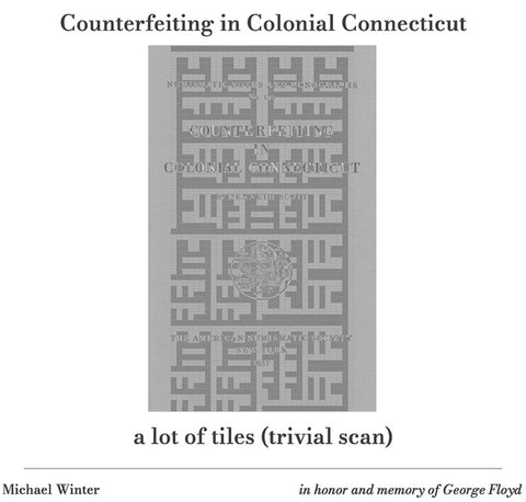 MICHAEL WINTER - Counterfeiting in Colonial Connecticut / a lot of tiles (trivial scan) ((CD))