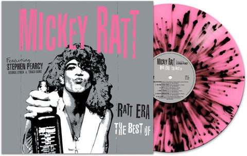 Mickey Ratt - The Best Of - Pink/ black Splatter ((Vinyl))