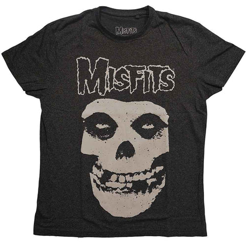 Misfits - Fiend Logo T-Shirt (()) Black, Grey