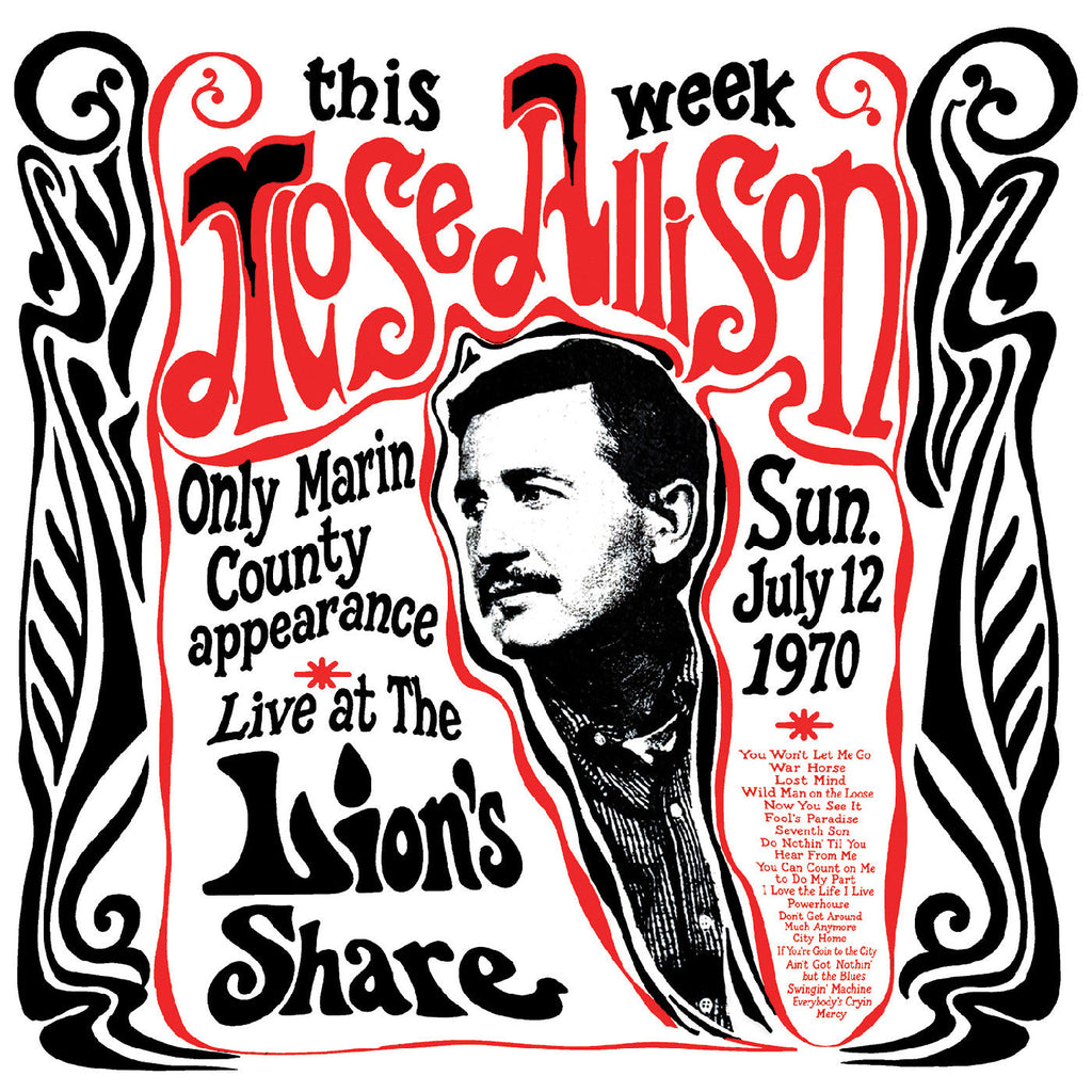 Mose Allison - Live at The Lion's Share July 12, 1970 [CD] ((CD))