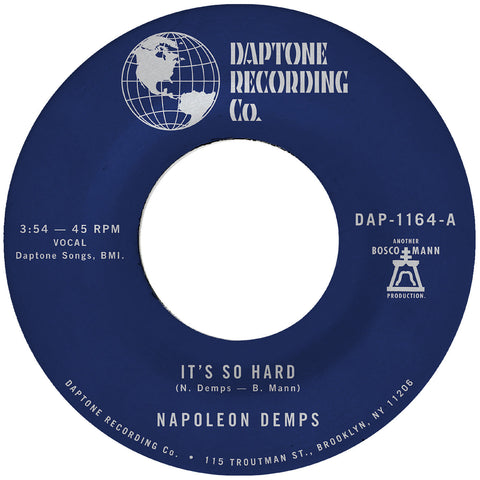 Napoleon Demps - It'S So Hard B/W It'S So Hard (Part Two) ((Vinyl))