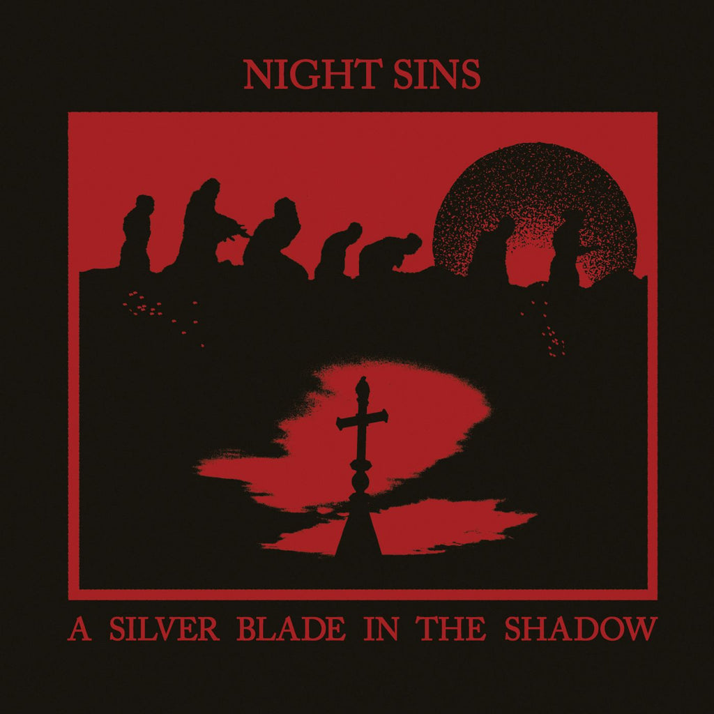 Night Sins - A Silver Blade In The Shadow (Green And Black Swirl Vinyl) ((Vinyl))