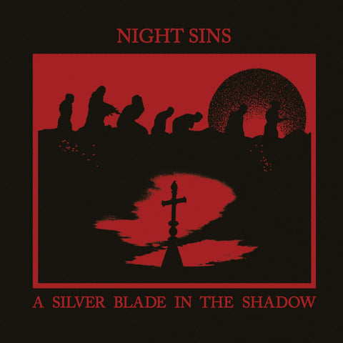 Night Sins - A Silver Blade In The Shadow (Green And Black Swirl Vinyl) ((Vinyl))