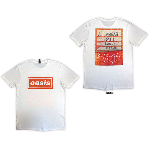 Oasis - Definitely Maybe AAA Pass (()) White