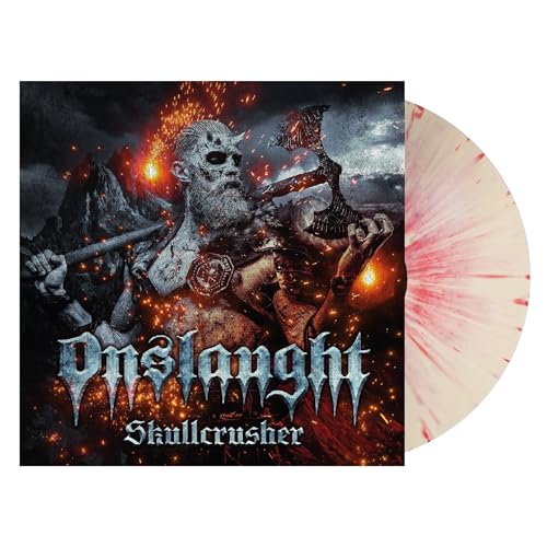 Onslaught - Skullcrusher (White W/ Red Splatter Vinyl) ((Vinyl))