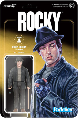 Rocky - Super7 - Rocky I - ReAction Wv3 - Rocky Balboa (Street) (Collectible, Figure, Action Figure) ((Action Figure))