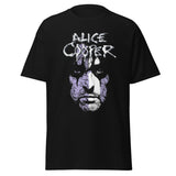 Stakes - Alice Cooper - Early 2000s Vintage Jumbo Print T-Shirt (()) Black