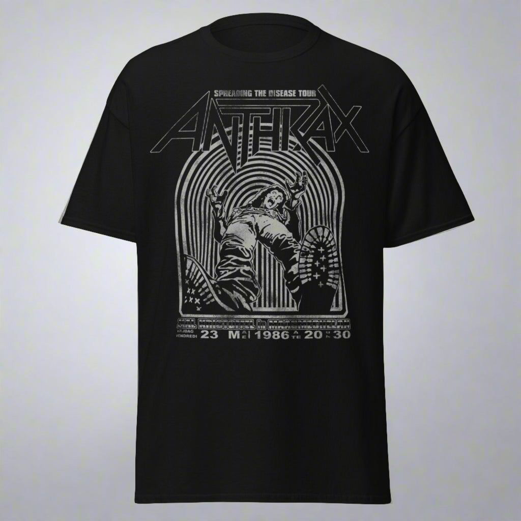 Stakes - Anthrax - 1986 Tour Jumbo Print T-Shirt (()) Black