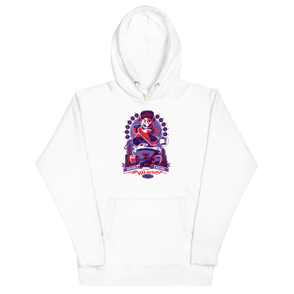 Stakes - Anthrax New York 81 Classic Hoodie (()) White