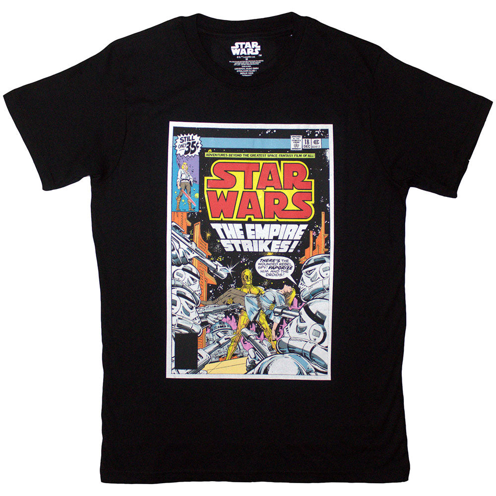 Star Wars - The Empire Strikes Comic Cover (()) Black