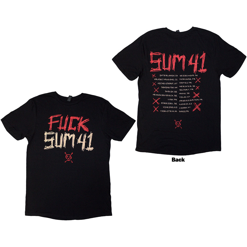 Sum 41 - Tour '24 Fuck Sum 41 (()) Black