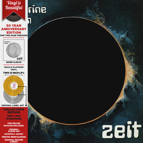 Tangerine Dream - Zeit, 50th Anniversary - Gold & Platinum Edition ((Vinyl))