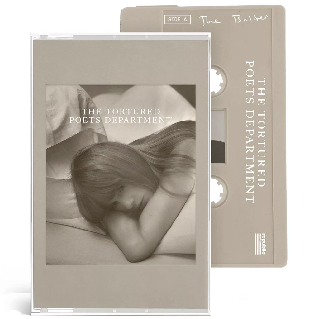 Taylor Swift - THE TORTURED POETS DEPARTMENT (THE BOLTER COVER) (BEIGE NATURAL, JEWEL CASE) (CASSETTE) ((Cassette))