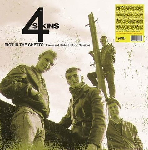 THE 4 SKINS - Riot In The Ghetto: Unreleased Radio & Studio Sessions (Red Vinyl) ((Vinyl))