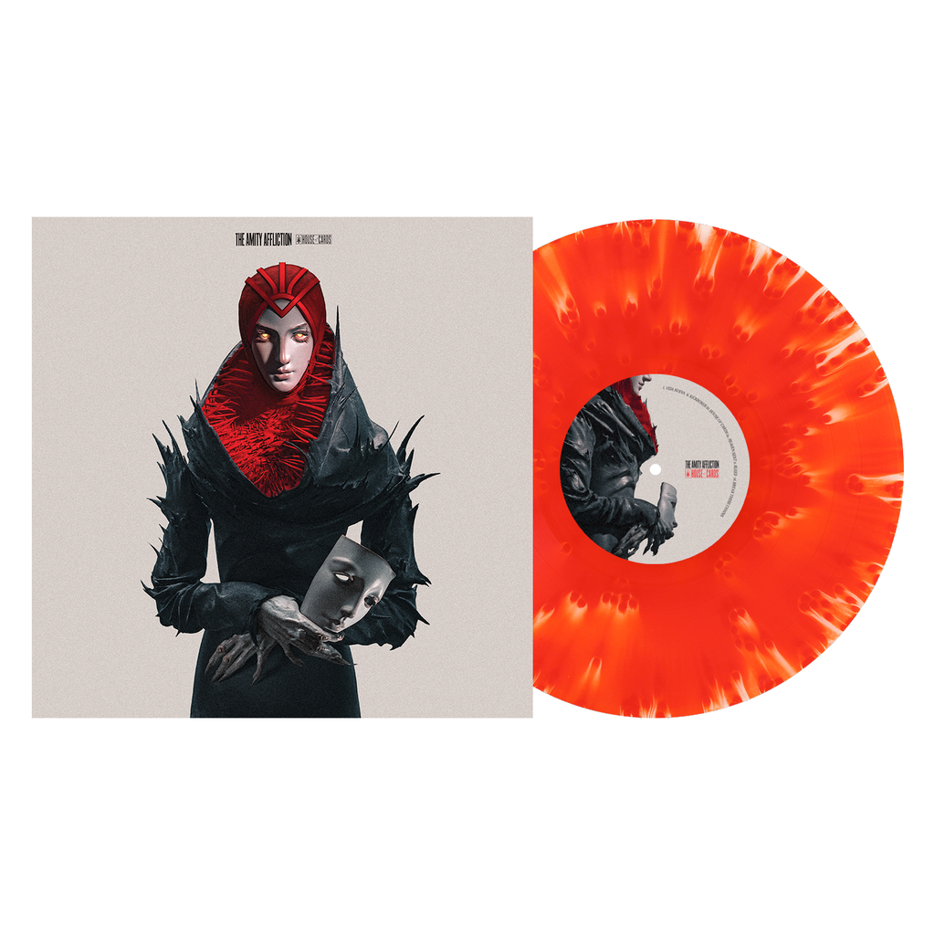 The Amity Affliction - House Of Cards (Indie Exclusive) [White & Black Tri-Stripe Vinyl] ((Vinyl))