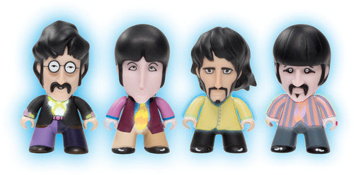 The Beatles - TITANS: 3 Four Pack Standard Costumes Glow in the Dark ((Accessories))