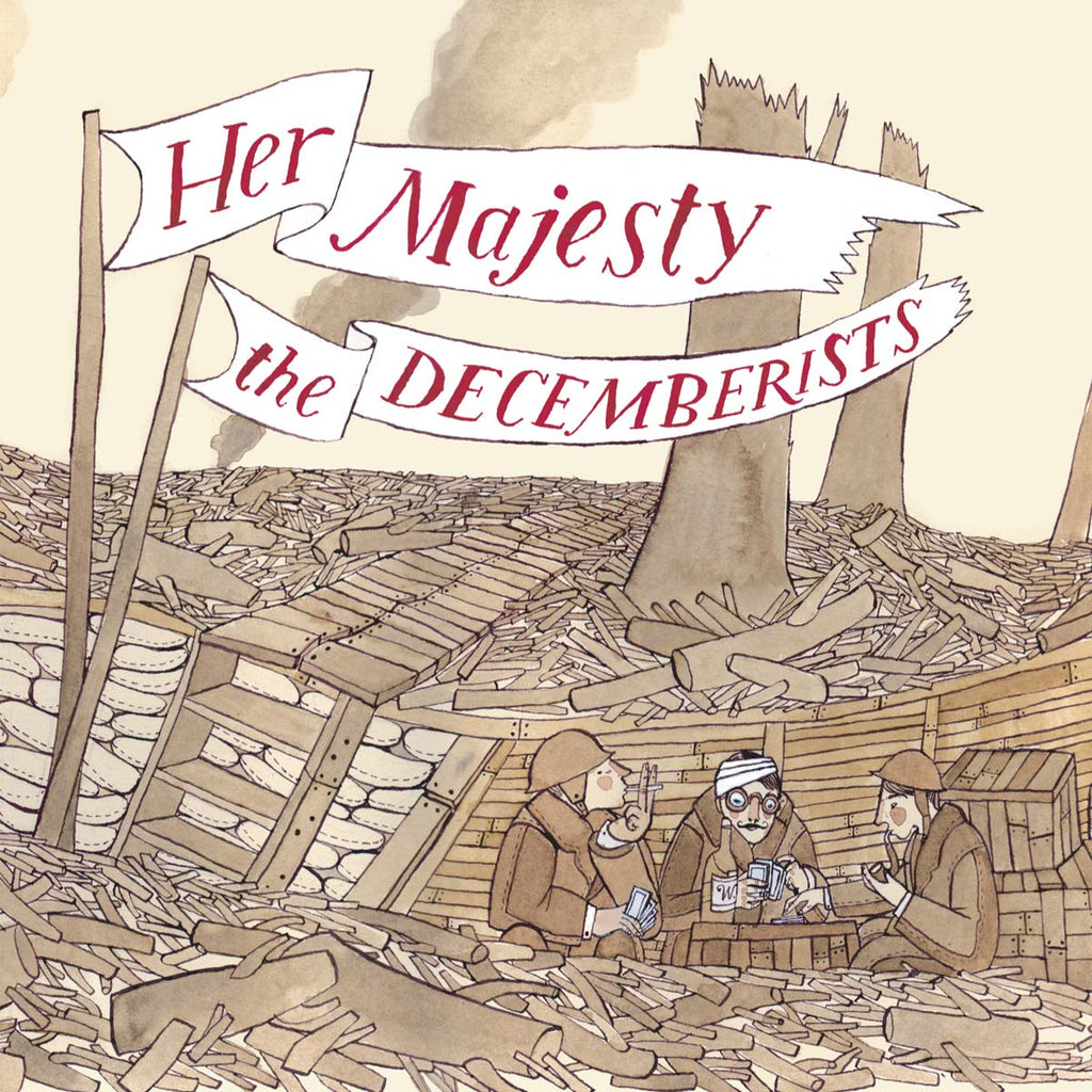 The Decemberists - Her Majesty The Decemberists (Indie Exclusive, Colored Vinyl, Peach, Poster) ((Vinyl))