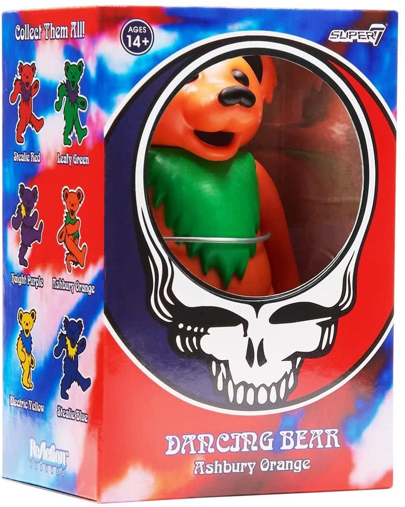 The Grateful Dead - Super7 Dancing Bears Wave 2 Reaction Figure - Ashbury Orange ((Action Figure))
