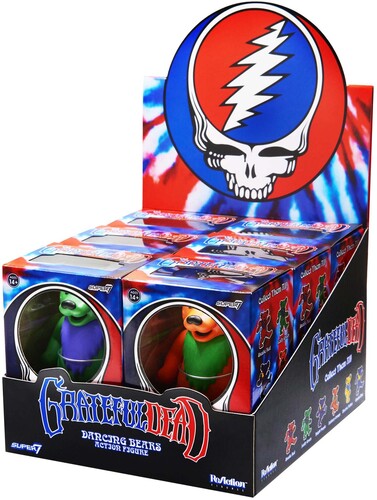 The Grateful Dead - Super7 - Grateful Dead ReAction Figure - Dancing Bears Box Flat (6 Figures) ((Action Figure))