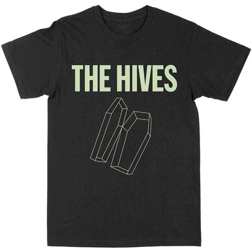 The Hives - Glow-in-the-Dark Coffin ((T-Shirt)) Black