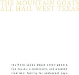 The Mountain Goats - All Hail West Texas (Indie Exclusive, Colored Vinyl, Yellow, Gatefold LP Jacket, Reissue) ((Vinyl))