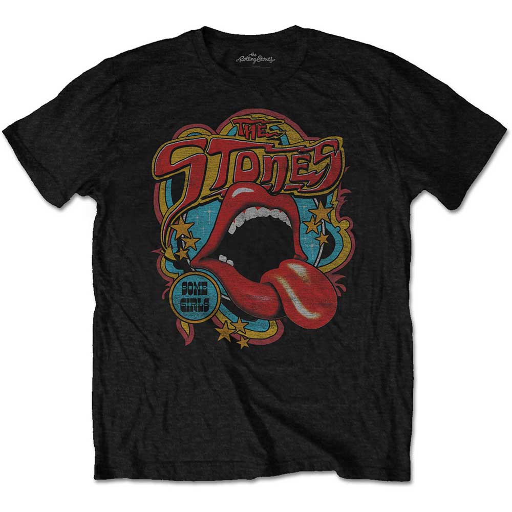 The Rolling Stones - Retro 70s Vibe ((T-Shirt)) black
