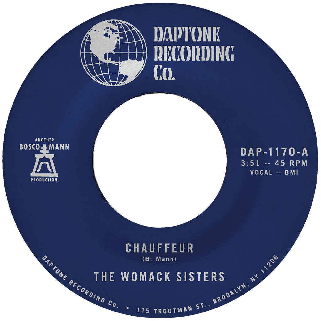 The Womack Sisters - Chauffeur B/W Instrumental ((Vinyl))