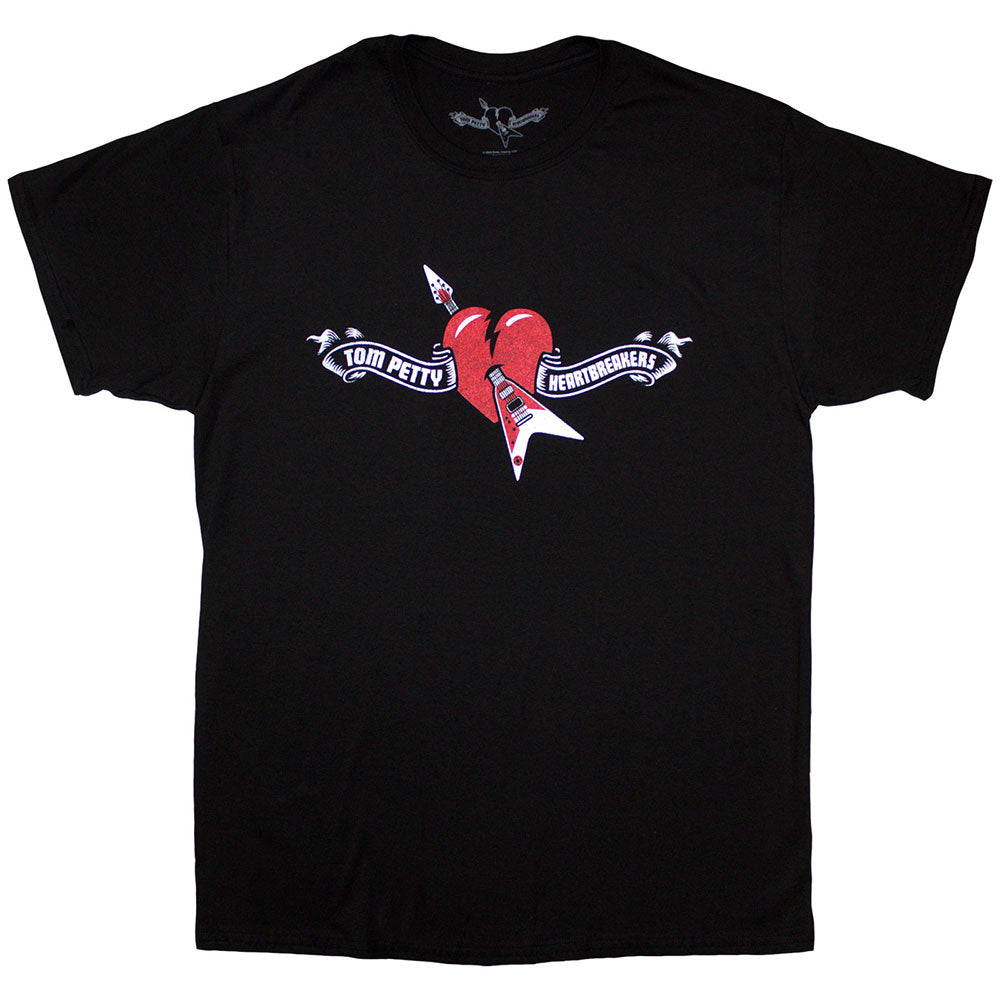 Tom Petty & The Heartbreakers - Heart Logo (()) Black