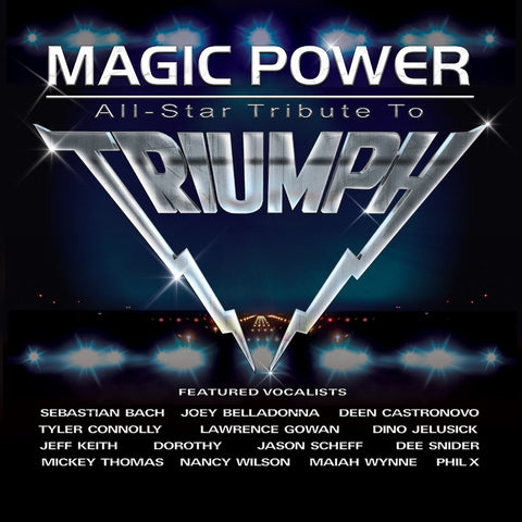 Triumph - Magic Power: All Star Tribute To Triumph (Indie Exclusive) (Blue/White Splatter Vinyl) (2LP) ((Vinyl))