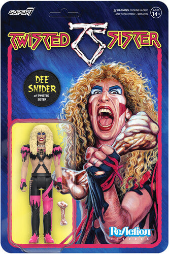 Twisted Sister - Super7 - Twisted Sister - ReAction - Dee Snider (Collectible, Figure, Action Figure) ((Action Figure))