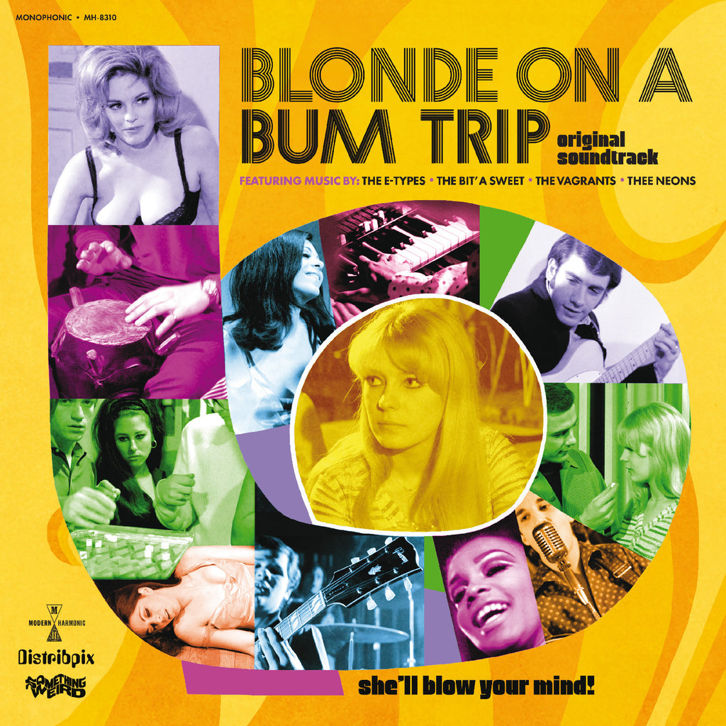 Various Artists - Blonde On A Bum Trip Original Soundtrack (Clear With Orange Swirl Vinyl) ((Vinyl))