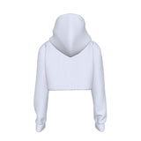 Yoycol - Ghost In the Machine Women's Cropped Hoodie (()) As Shown