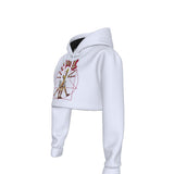 Yoycol - Ghost In the Machine Women's Cropped Hoodie (()) As Shown